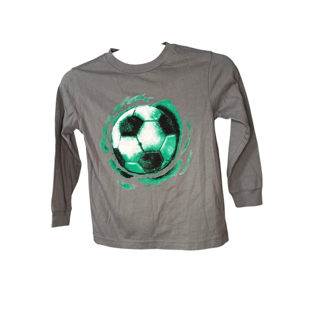 Old Navy Long Sleeve Shirt Boys Small Soccer‎ Image